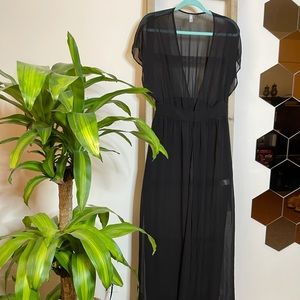 ASOS design Grecian Maxi Beach Cover Up